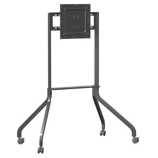 WH3301-F 55 Inch Swivel TV Rolling Floor Cart