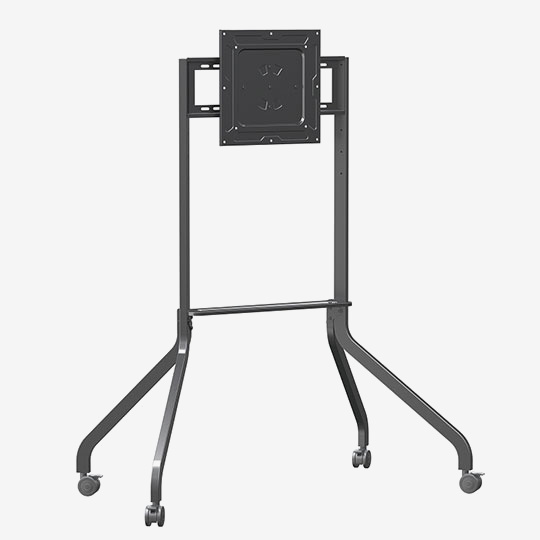 WH3301-F 55 Inch Swivel TV Rolling Floor Cart