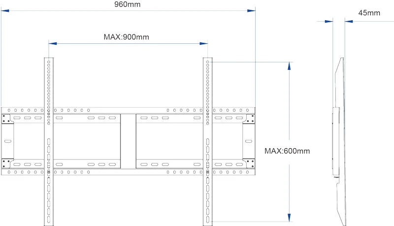 WH2180 55 Inch Interactive Display Wall Mount