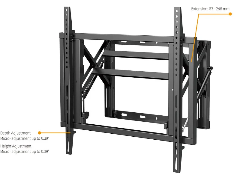 WH2257 Full Service Pop-out Video Wall Mounting Brackets