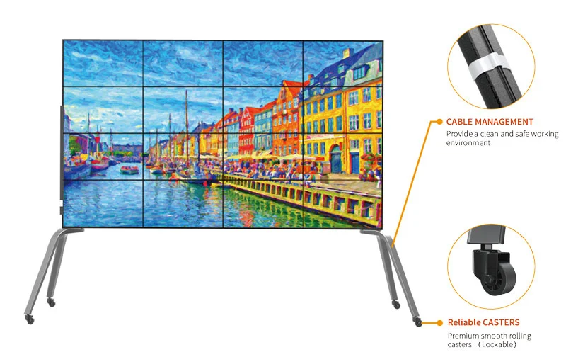 WH3902 4x4 LED Video Wall Stand