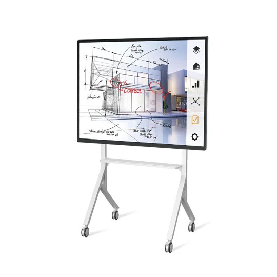 WH3302 90 Inch Interactive Display Mobile Cart Simple