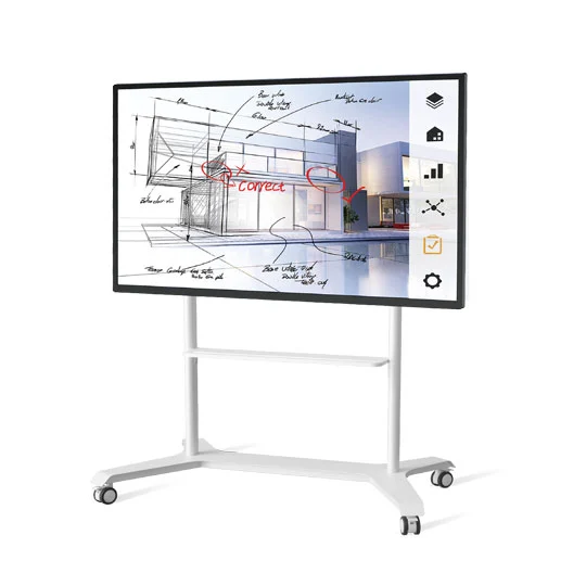 WH3780 70 Inch Interactive Display Mobile Cart Simple