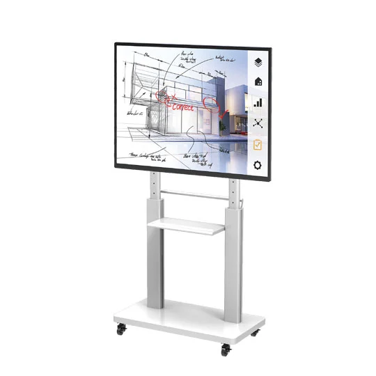 WH3781 100 Inch Interactive Display Mobile Cart Heavy Duty