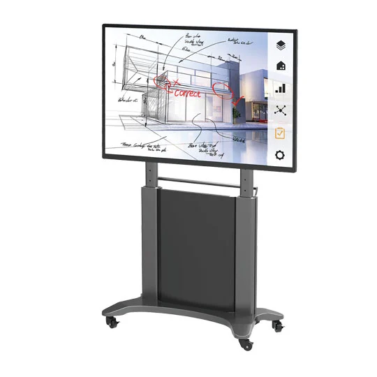 WH3782-1 100 Inch Interactive Display Mobile Cart Heavy Duty