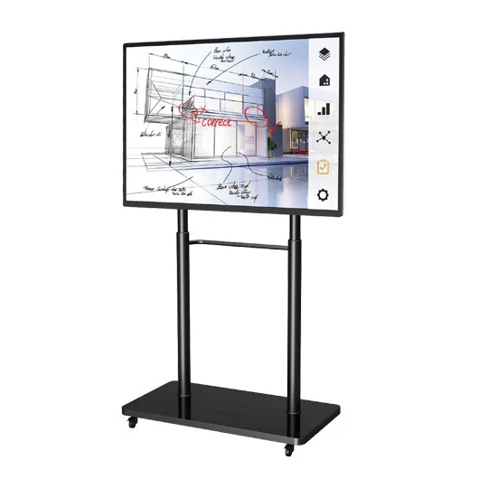 WH3785 100 Inch Interactive Display Mobile Cart Heavy Duty