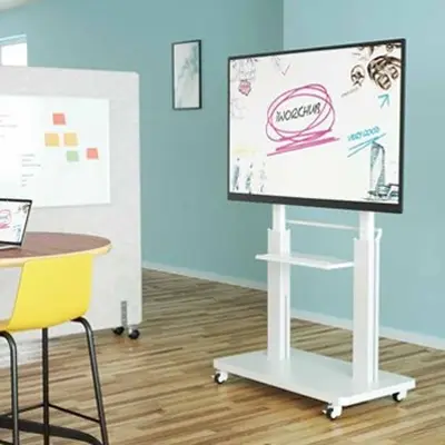 Mobile TV Cart Stand for You to Have a Meeting Anytime, Anywhere!